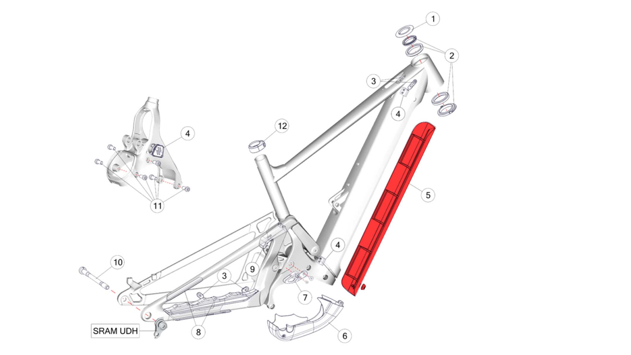 6080 Z Battery Cover